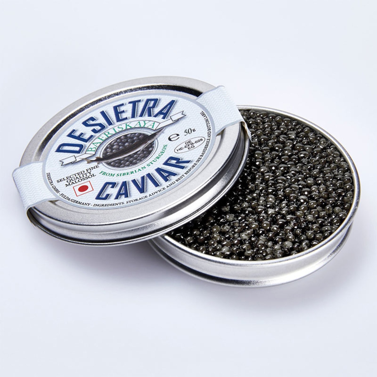 Desietra Acipenser Baeri Caviar from Siberian Sturgeon, 50g Costco UK