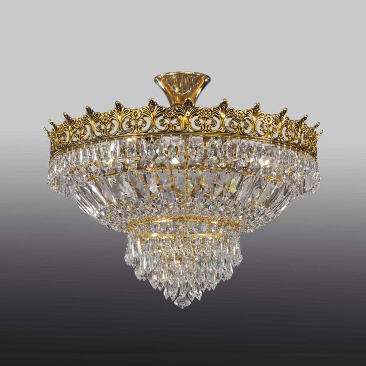 Swarovski Crystal Classic Chandelier Light in Gold | Costco UK Swarovski Crystal Classic Chandelier Light in Gold | Costco UK