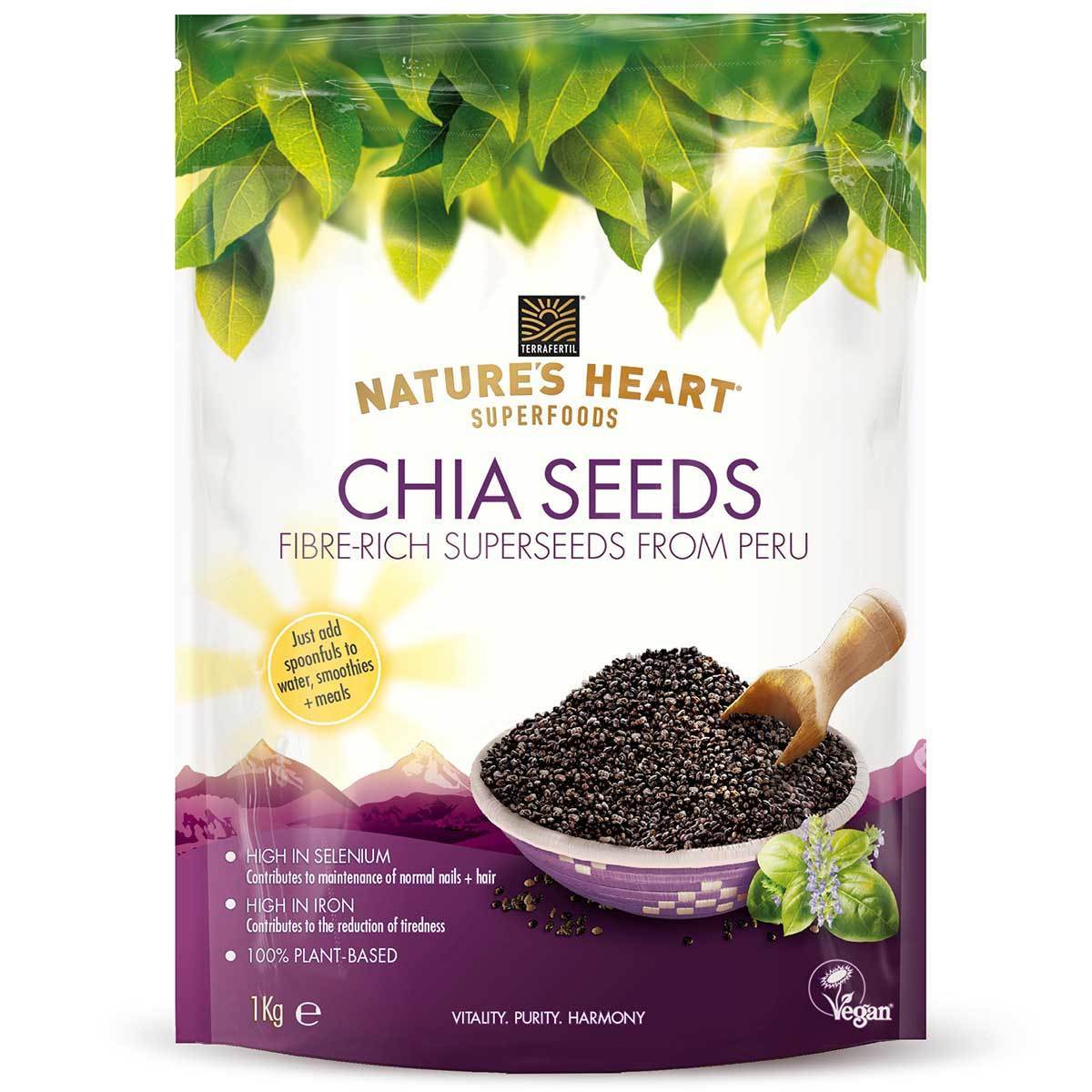 Nature's Heart Chia Seeds, 1kg Costco UK