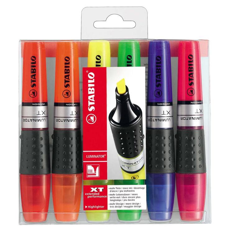 Stabilo Luminator Assorted Highlighters 6 Pack x 4 Costco UK