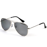 Ray-Ban Junior Aviator Silver Sunglasses with Silver Mirrored Lenses, RJ9506/S 212/6G