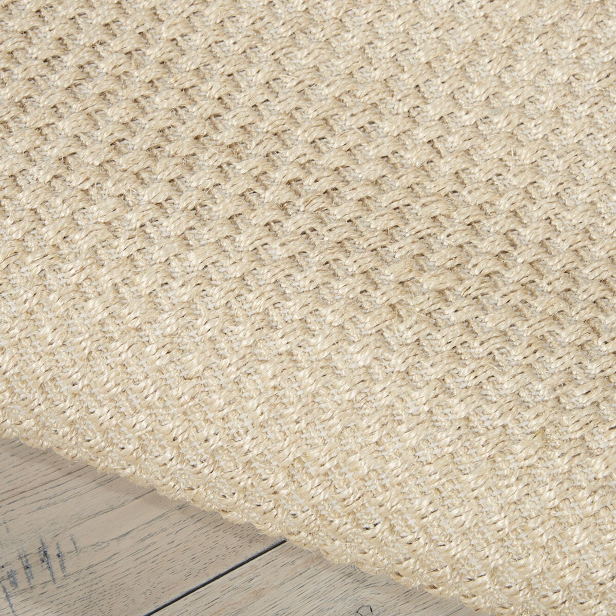 Braided Rug in Ivory, 213 x 152cm Costco UK