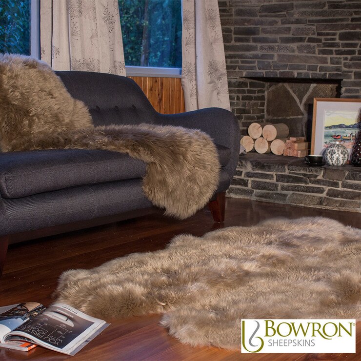 Bowron Longwool Sheepskin Rug In Paco 110 X 180cm Costco Uk Bowron Longwool Sheepskin Rug In Paco 110 X 180cm