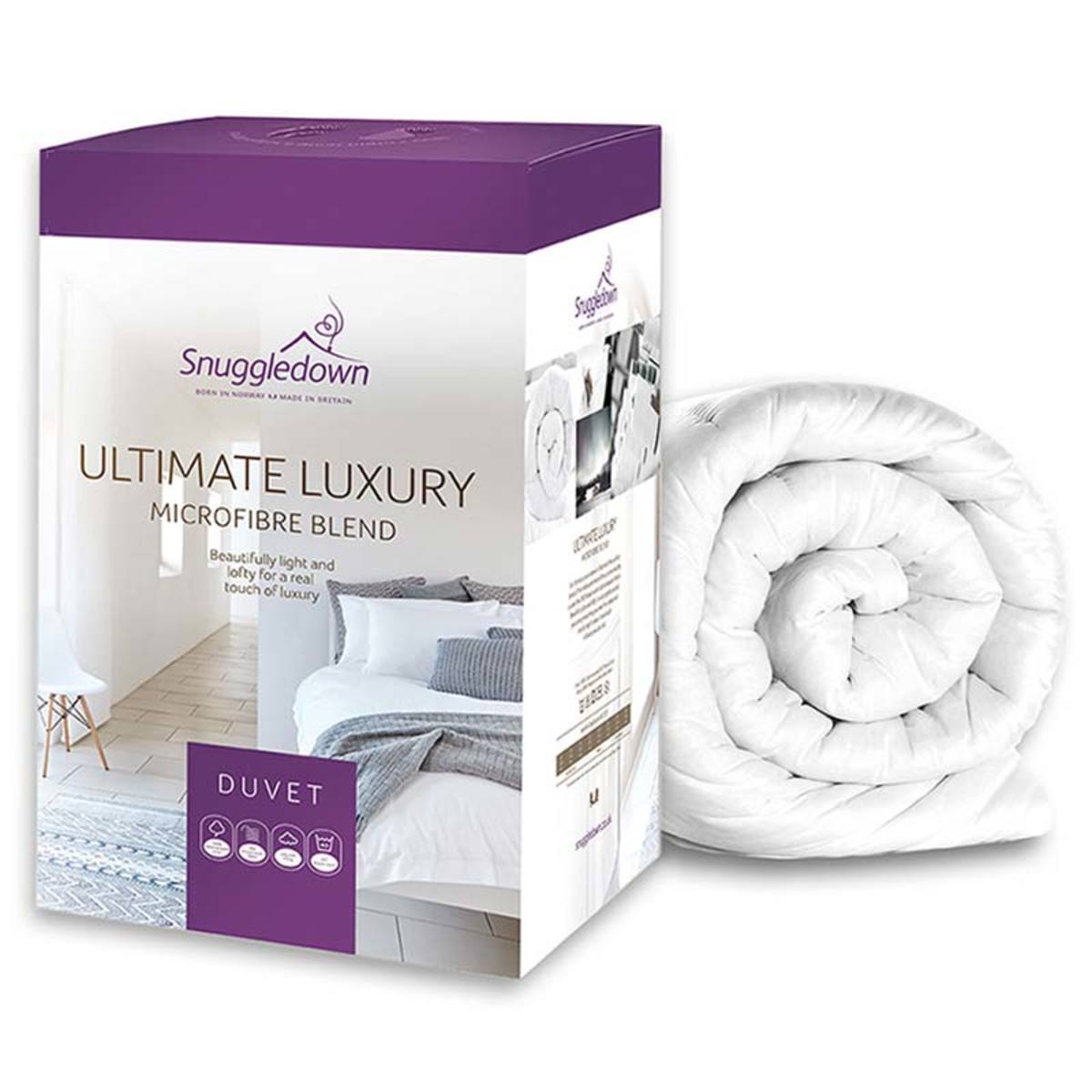 Snuggledown Ultimate Luxury Microfibre 13.5 Tog Duvet, Super King