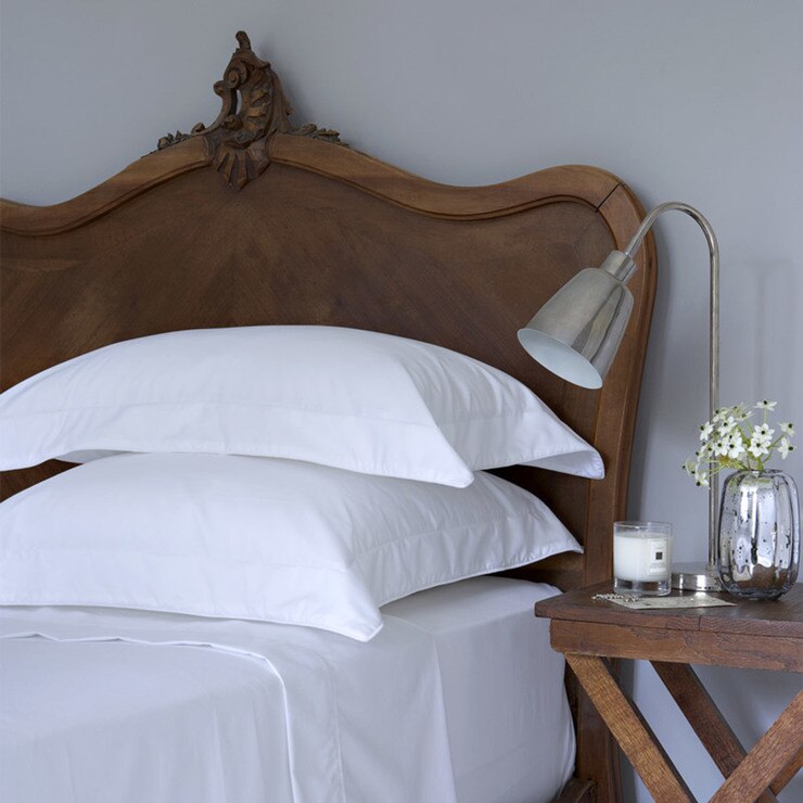 Christy 420TC Supima Cotton Duvet Cover + 2 Pillowcases in White