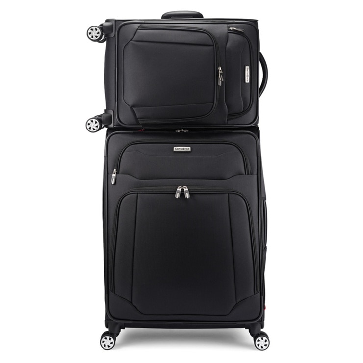 Samsonite StackIT 2 Piece Luggage Set in Black Costco UK