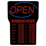 Royal Sovereign RSB-1342E LED Open Sign with Opening Times