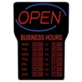 Royal Sovereign RSB-1342E LED Open Sign with Opening Times