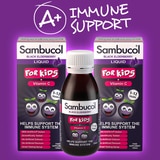 Sambucol Black Elderberry Liquid for Kids, 2 x 120ml (1-12 Years)
