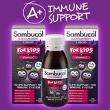 Sambucol Black Elderberry Liquid for Kids, 2 x 120ml (1-12 Years)