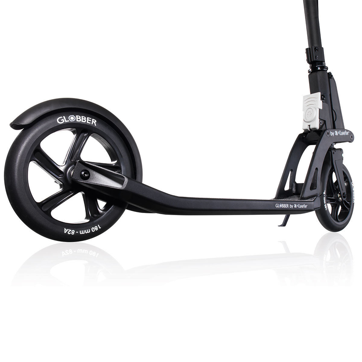 Globber One K Active Adult Scooter with Brakes in Black