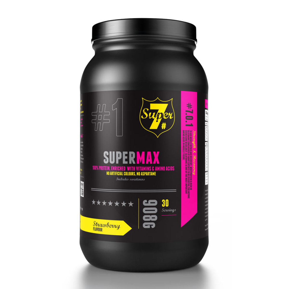 Super7 Super Max Protein Blend Strawberry Flavour, 908g (30 Servings)
