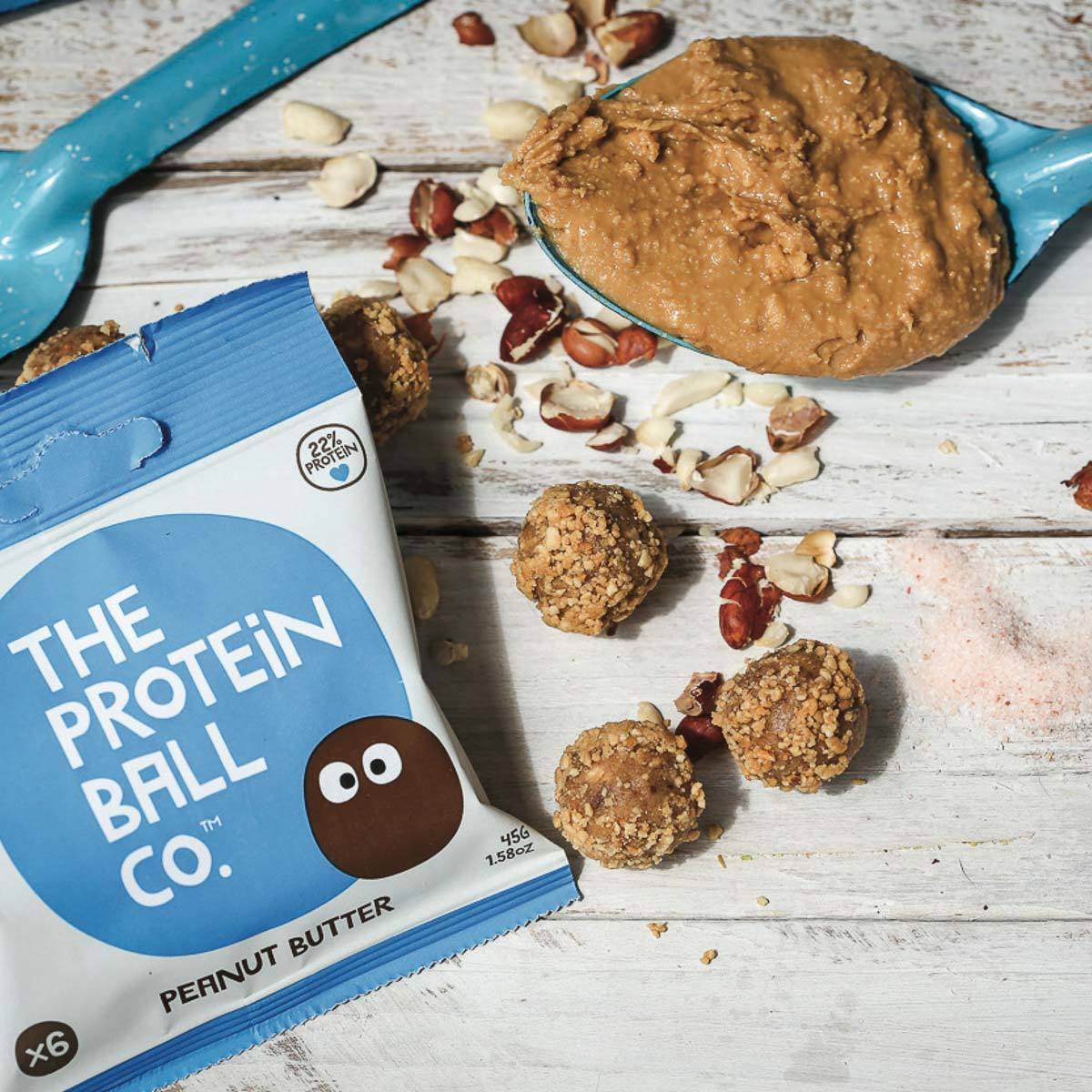 The Protein Ball Co. Peanut Butter, 20 x 45g
