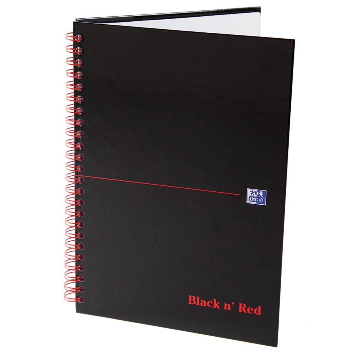 Black n Red A5 Wirebound Notebook 90gsm 140 pages - Pack of 10