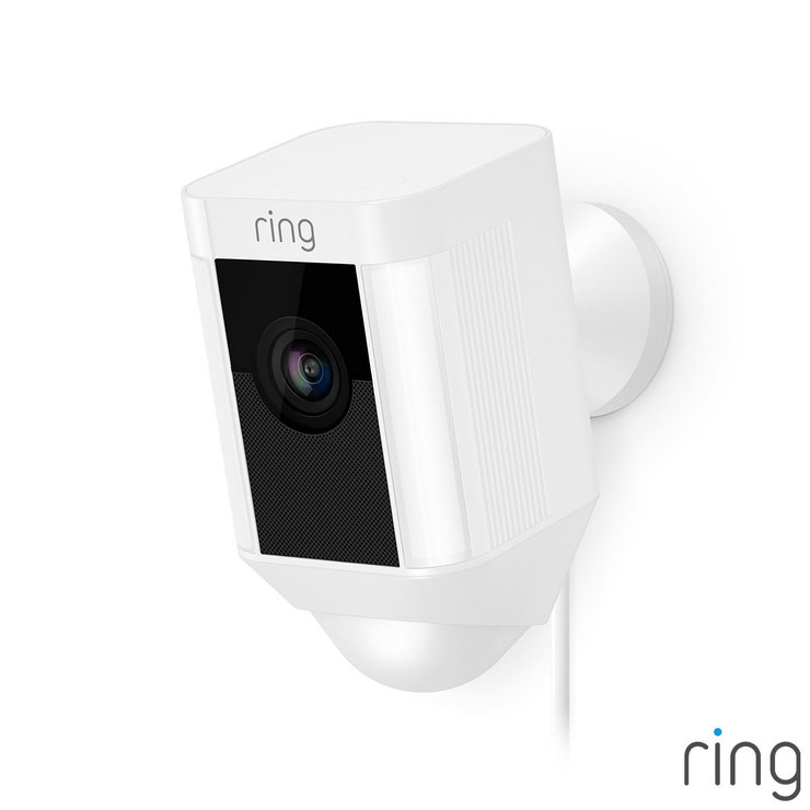 Ring Plug-in Spotlight Cam in White 