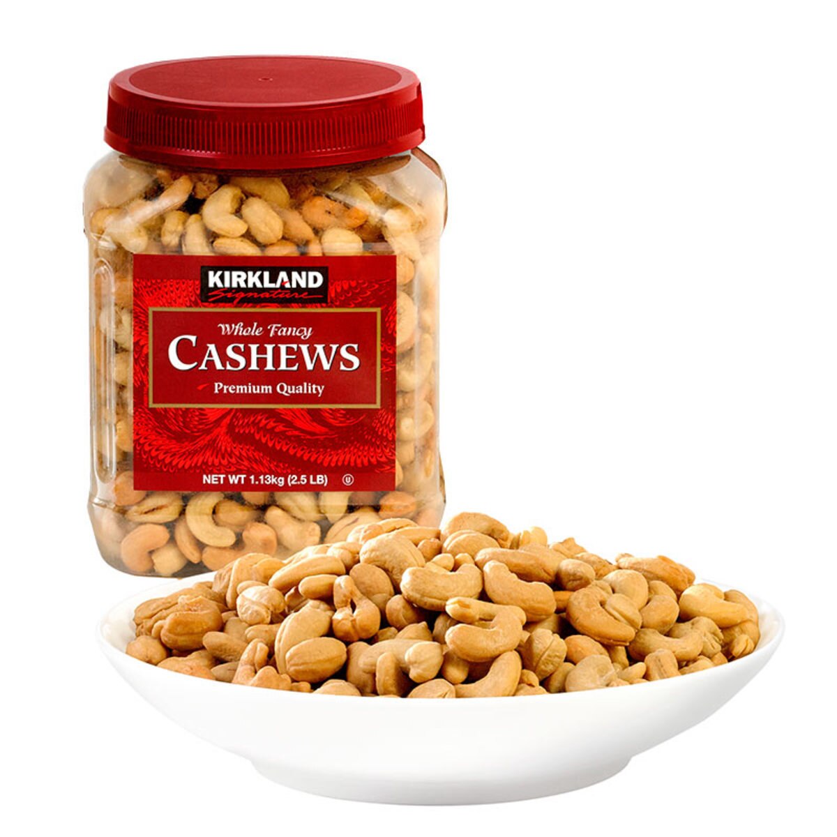 Kirkland Signature Whole Cashew Nuts, 1.13kg Costco UK