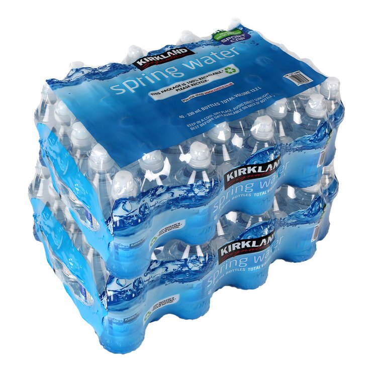 Kirkland Signature Natural Spring Water 80 X 330ml Sports Cap Bottles Kirkland Signature Natural Spring Water 80 X 330ml Sports Cap Bottles