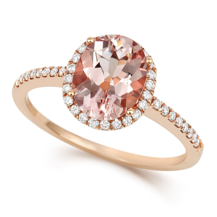1.3ct and 0.22ct Diamond Ring, 18ct Rose Gold Costco UK