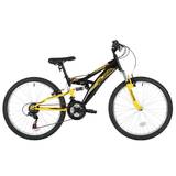 Flite 24" (60.9 cm) Taser, Dual Suspension Bike Yellow (10+ years)