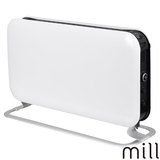 Mill Steel 2kW Convection Heater in White, SG2000LED