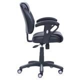 true innovations black bonded leather task chair costco uk