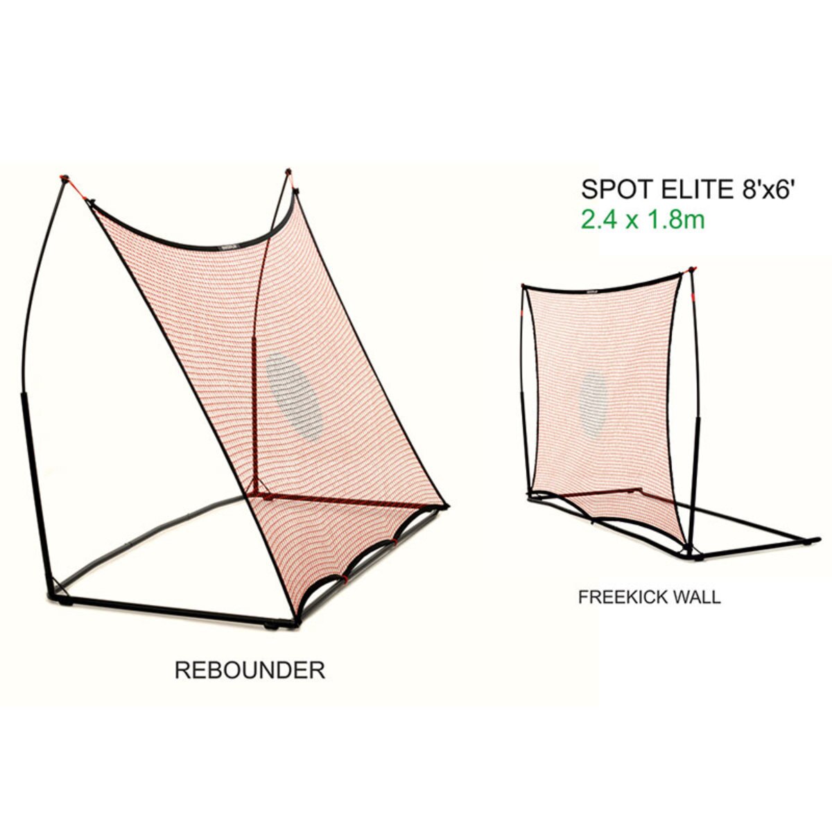 Kickster Elite 8 x 6ft (2.4 x 1.8M) Portable Spot Rebounder / FreeKick