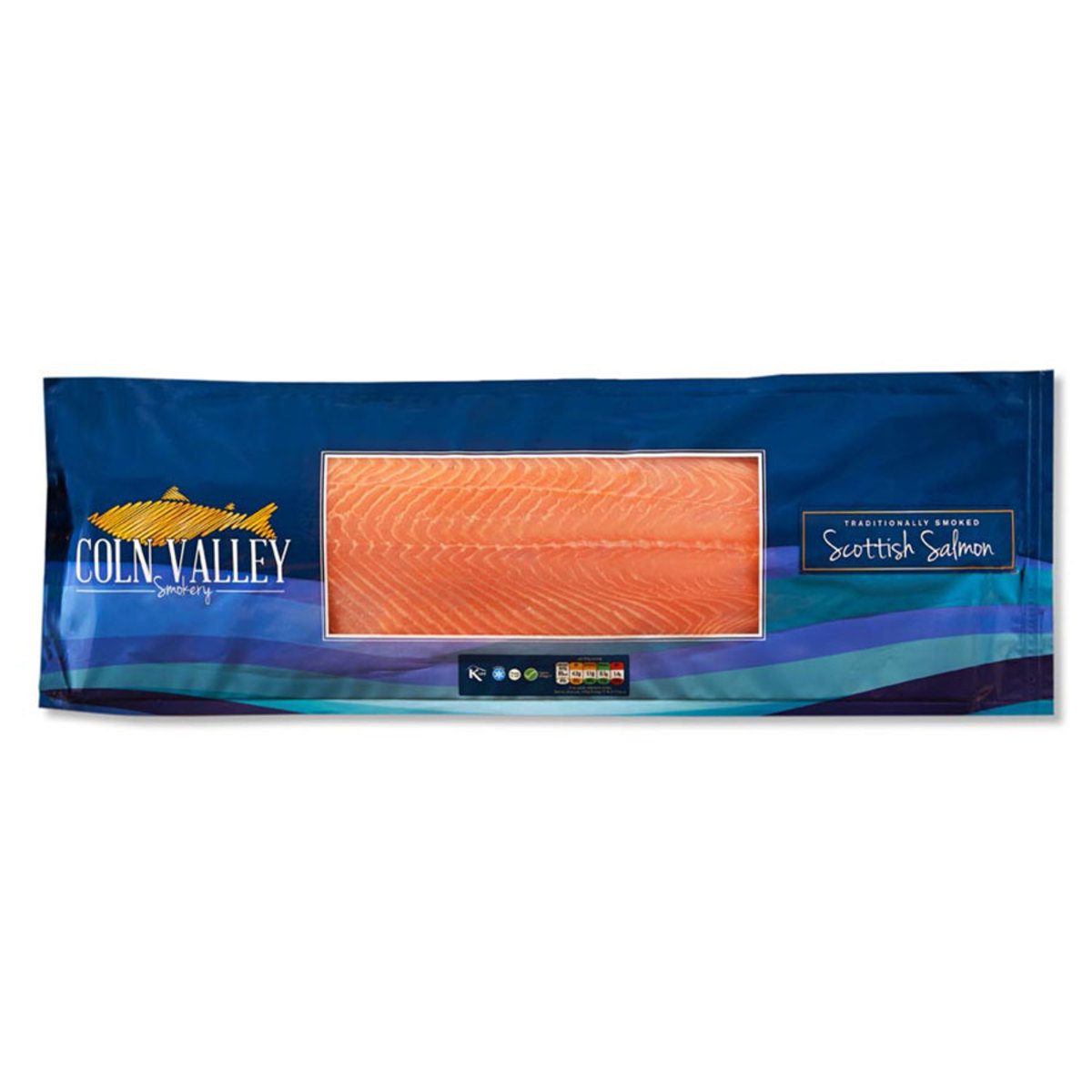 Coln Valley Smoked Scottish Salmon, 1kg Banquet Pack (Serves 10-20 people)