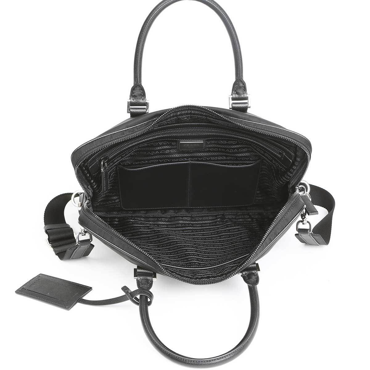 Prada Men's Black Briefcase Costco UK