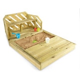 Plum Premium Wooden Sand Pit and Bench (3+ Years)