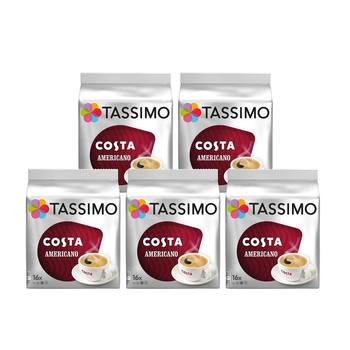 Tassimo Coffee Pods Pack Of 5 - Choose From Costa, Lattes, Cadbury, Milk  Creamer