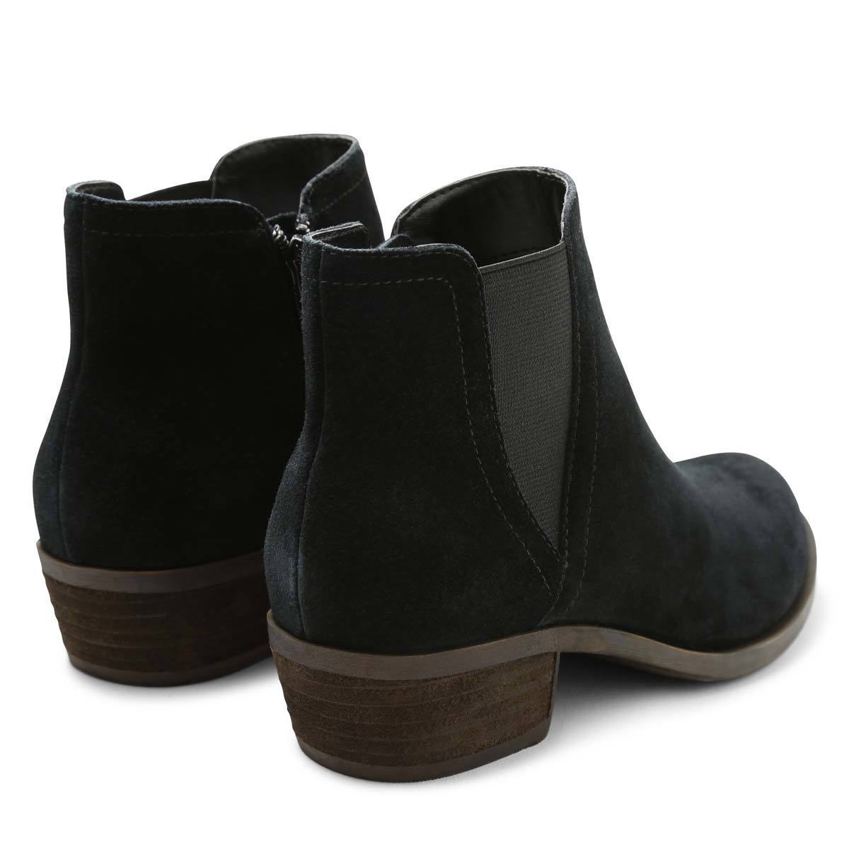 Kensie Women's Short Suede Boots in Black, Size 4 Costco UK