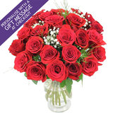 24 Stem Red Freedom Roses Flower Bouquet