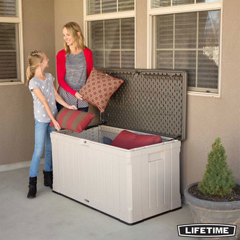 Lifetime 439 Litre Outdoor Storage Deck Box - Model 60186