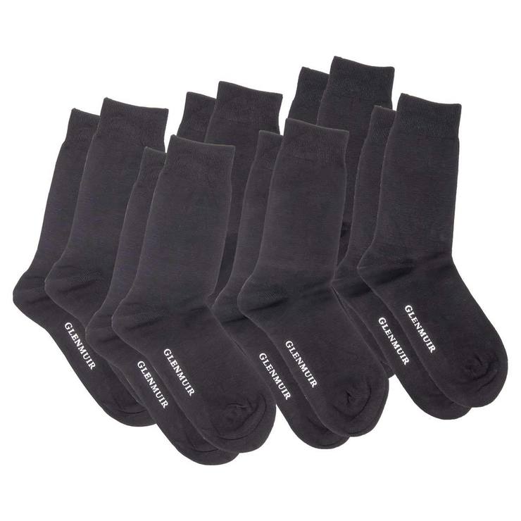 Glenmuir 2 x 3 Pack Men's Bamboo Socks in 3 Colours Costco UK