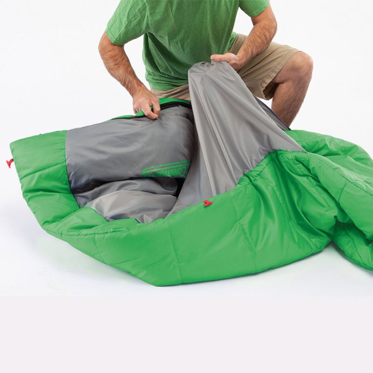 Coleman 2 in 1 Sleeping Bag in Green Costco UK
