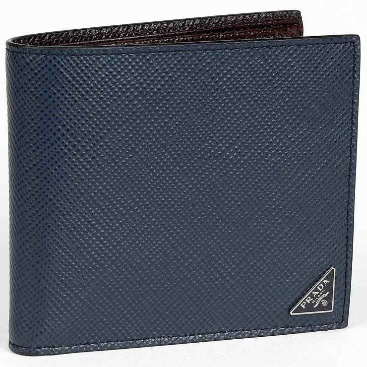 Prada Men's Navy Leather Wallet | Costco UK