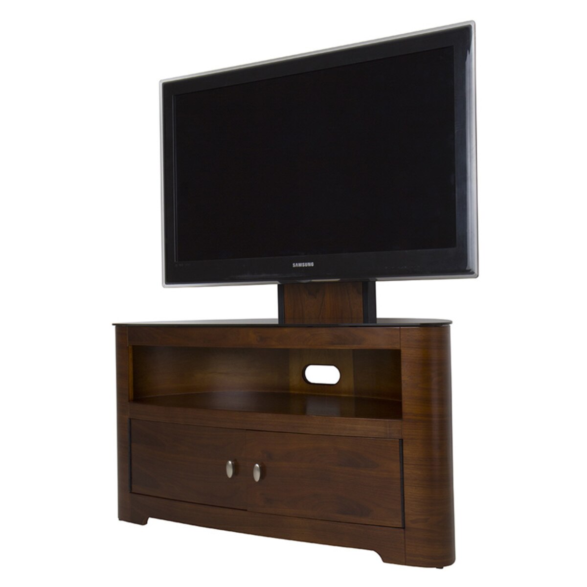 AVF Blenheim Combi TV Stand with Mount for TVs up to 65", Walnut