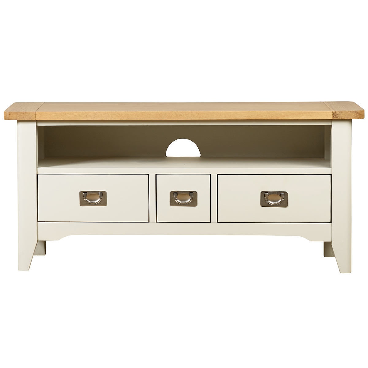 Bordeaux Painted Ivory TV Stand For TVs Up to 49" Costco UK