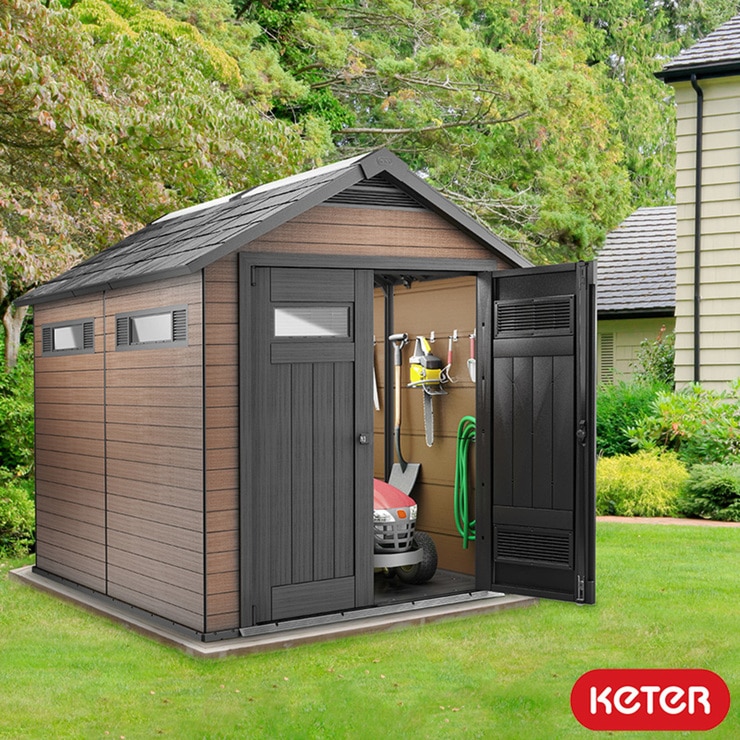 Keter Fusion 7ft 6" x 9ft 5" (2.3 x 2.9m) Shed | Costco UK