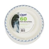 Chinet 24cm Disposable Microwave Plates, 60 Pack