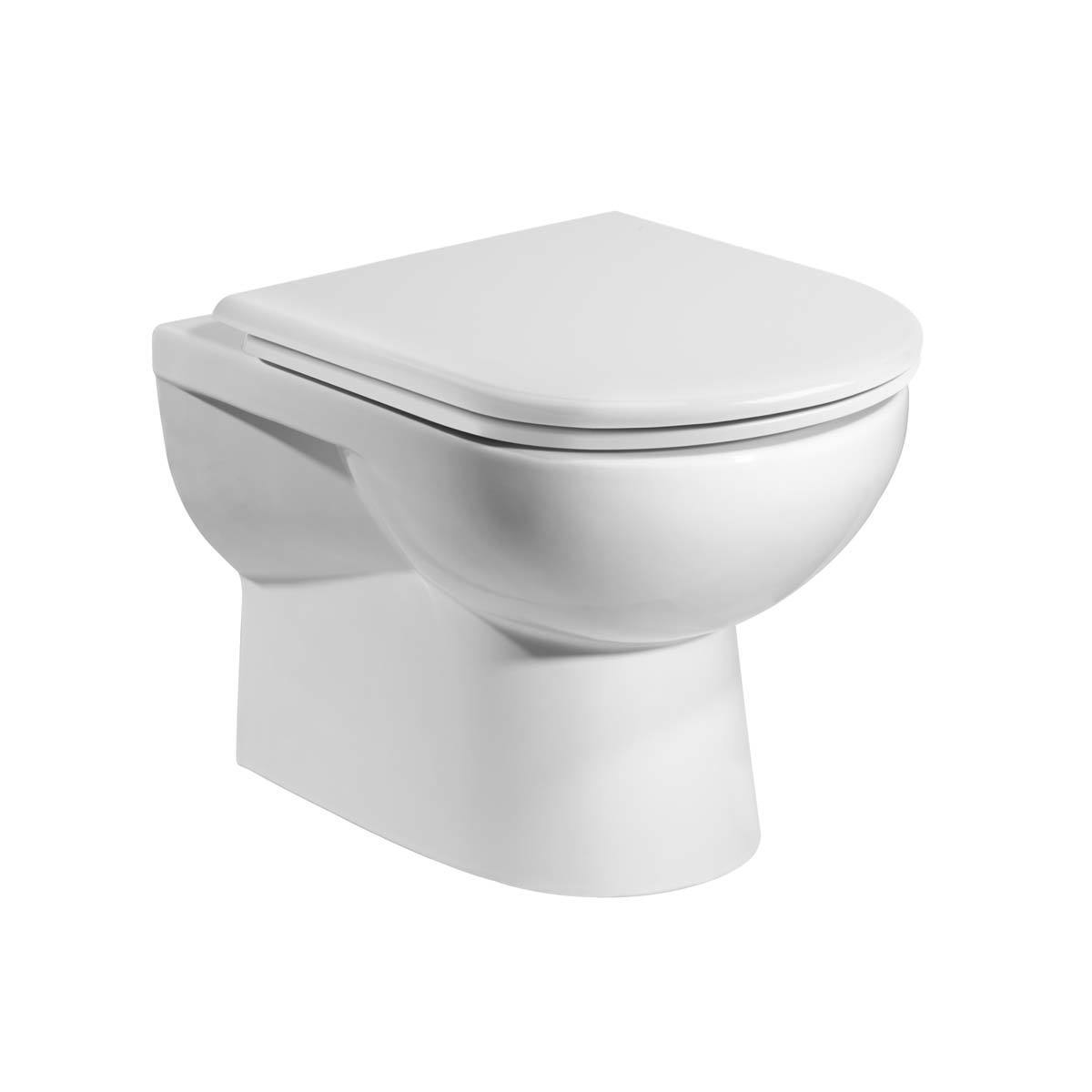 Tavistock Micra Wall Hung Toilet with Soft Close Seat - Model WCWH100S