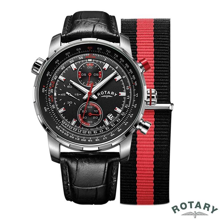 Rotary Interchangeable Gents Swiss Watch GS00195/04/KIT Costco UK