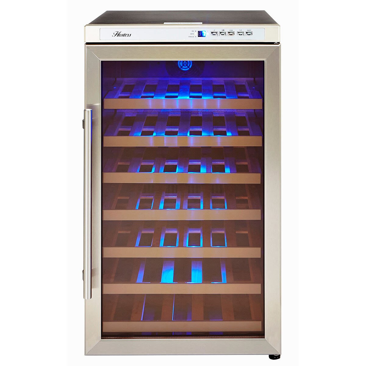 Hostess Hw40rma 40 Bottle Wine Cooler In Stainless Steel Costco Uk
