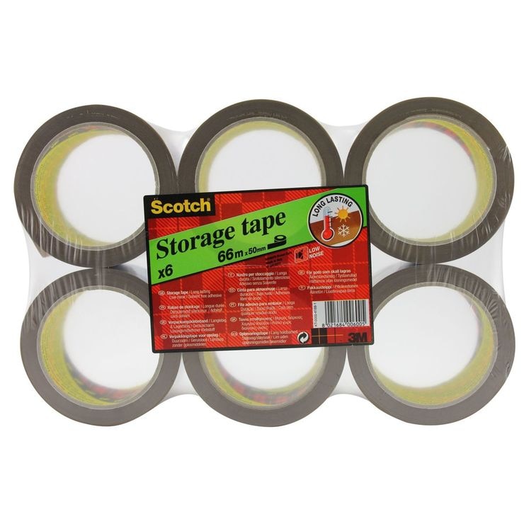 Scotch (48mm x 66m) Packaging Tape Pack of 6 Costco UK