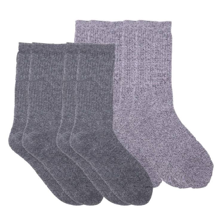 Glenmuir 2 x 2 Pack Women's Boot Sock in Charcoal Costco UK