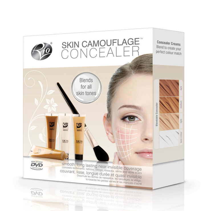 Rio Skin Camouflage MakeUp Concealer for Tattoo, Scar and