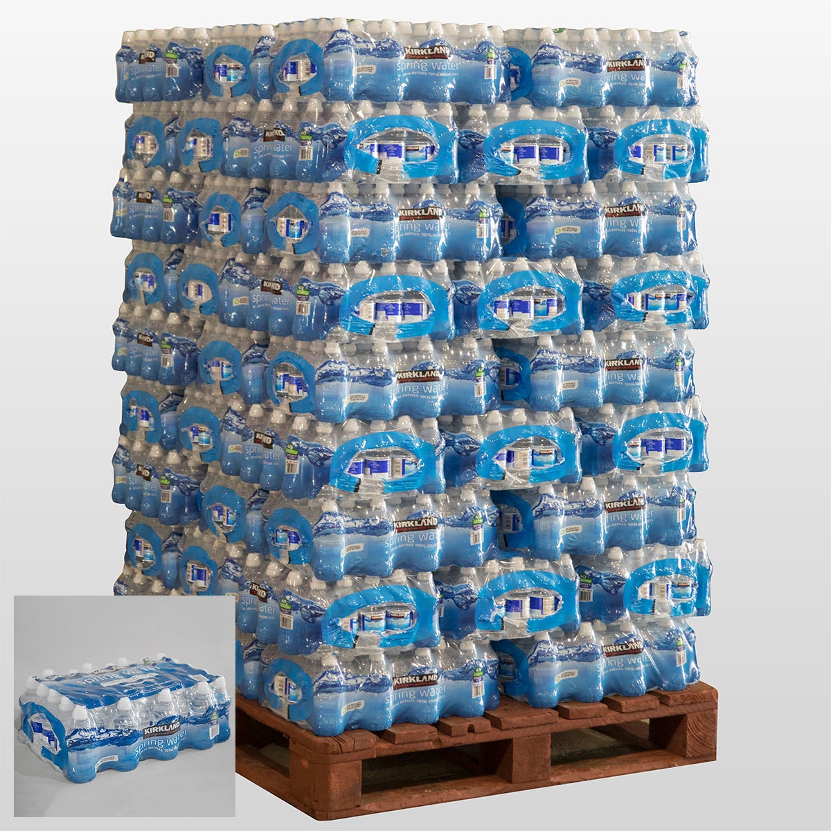 Kirkland Signature Spring Water 330ml Pallet Deal (63 x 40ct Cases)