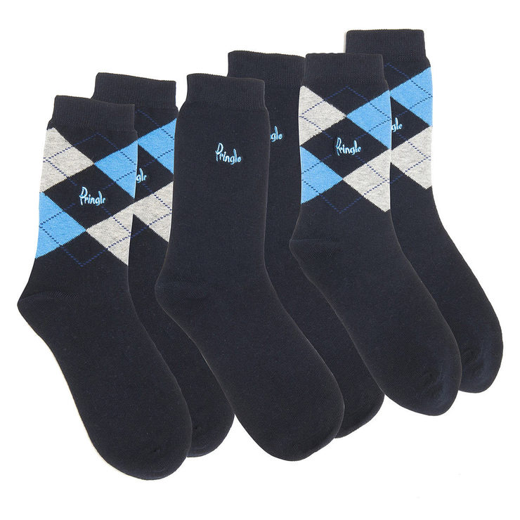 Pringle 2 x 3 Pack Louise Women's Socks in Navy Costco UK