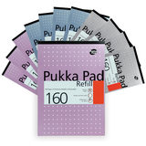 Pukka Pads A4 Headbound Refill Pad 80gsm 160 Pages - Pack of 12 Pads