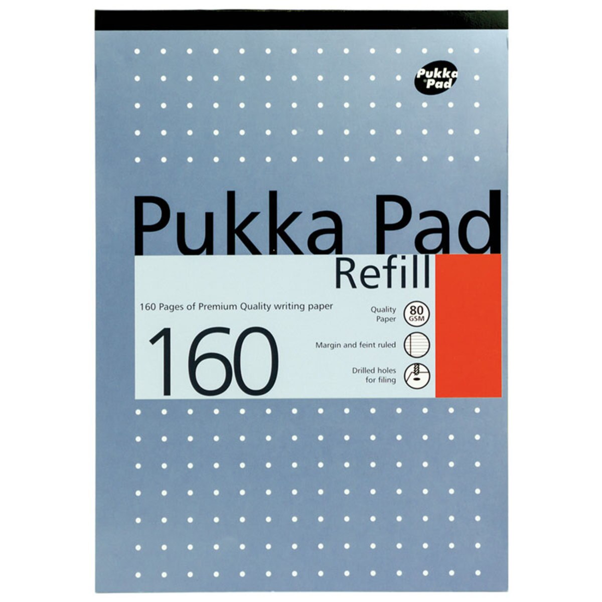 Pukka Pads A4 Headbound Refill Pad 80gsm 160 Pages - Pack of 12 Pads